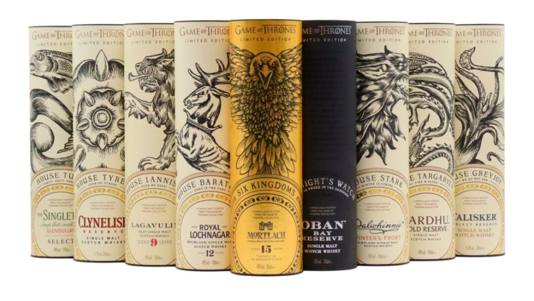 Game Of Thrones Complete Collection 9 x 70cl Single Malt Whiskies